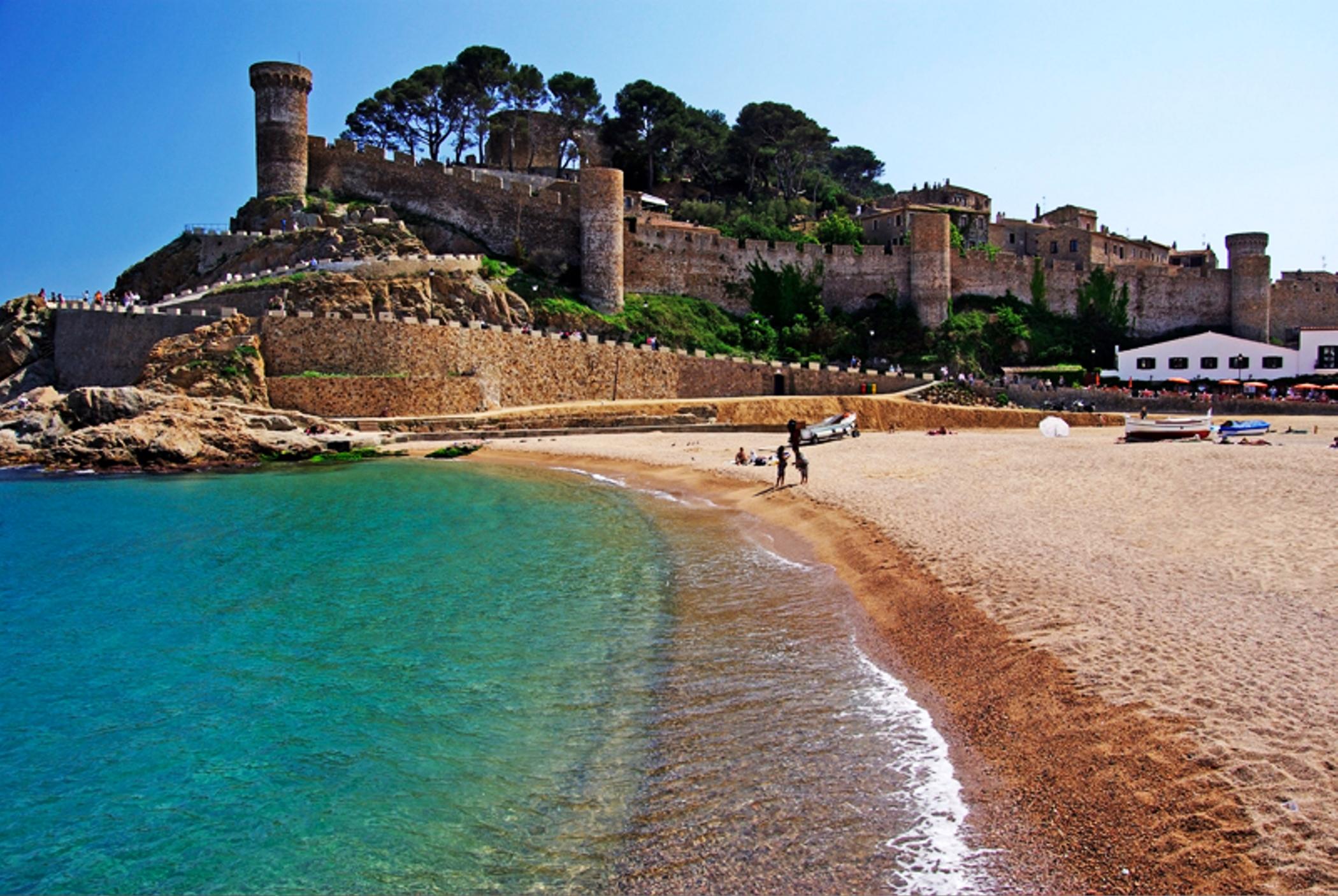 Tossa Beach Center Tossa de Mar Eksteriør billede
